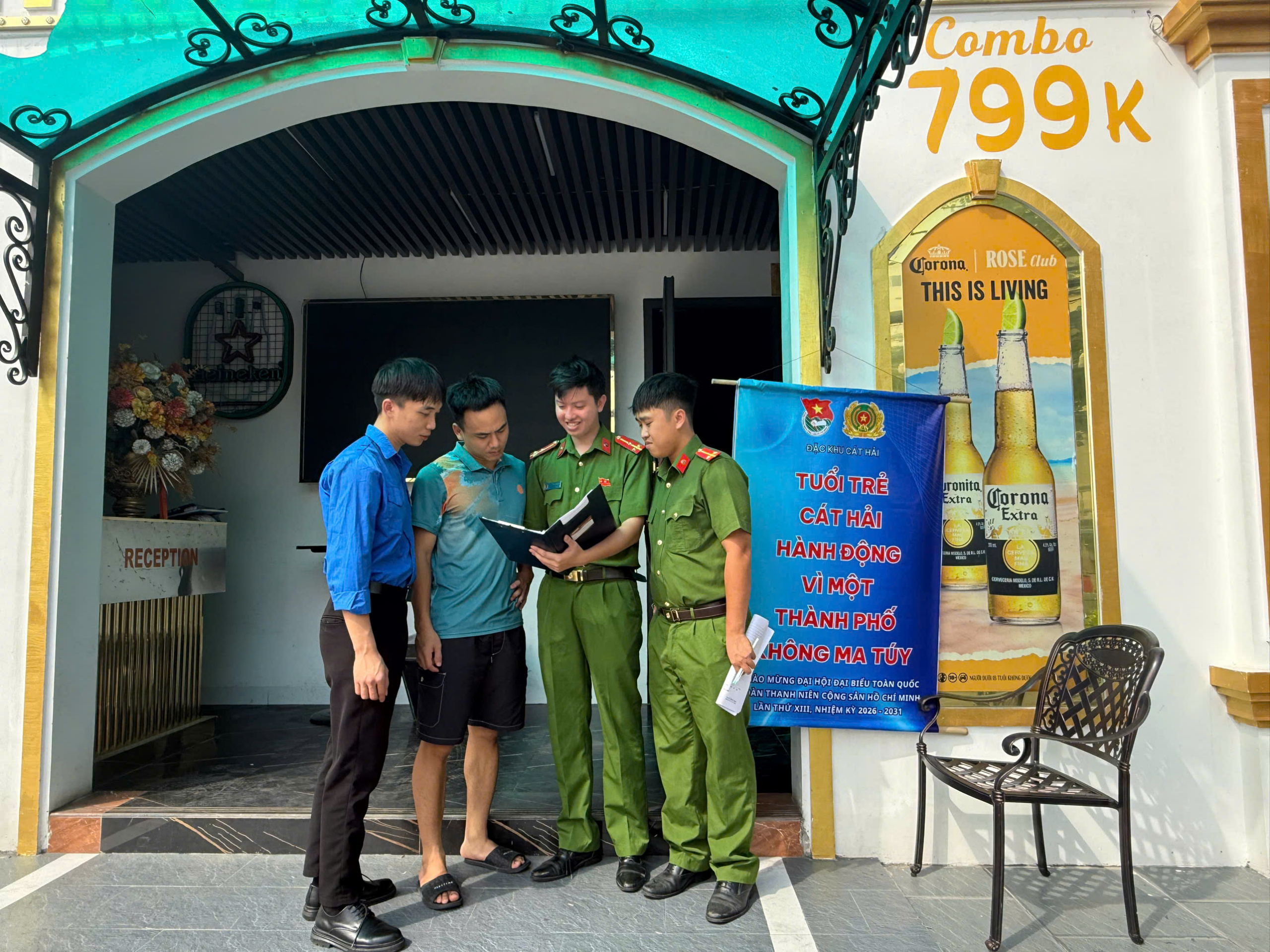 Công an đặc khu Cát Hải phối hợp tổ chức Ngày hội thanh niên Hải Phòng chung tay đẩy lùi ma túy năm 2026